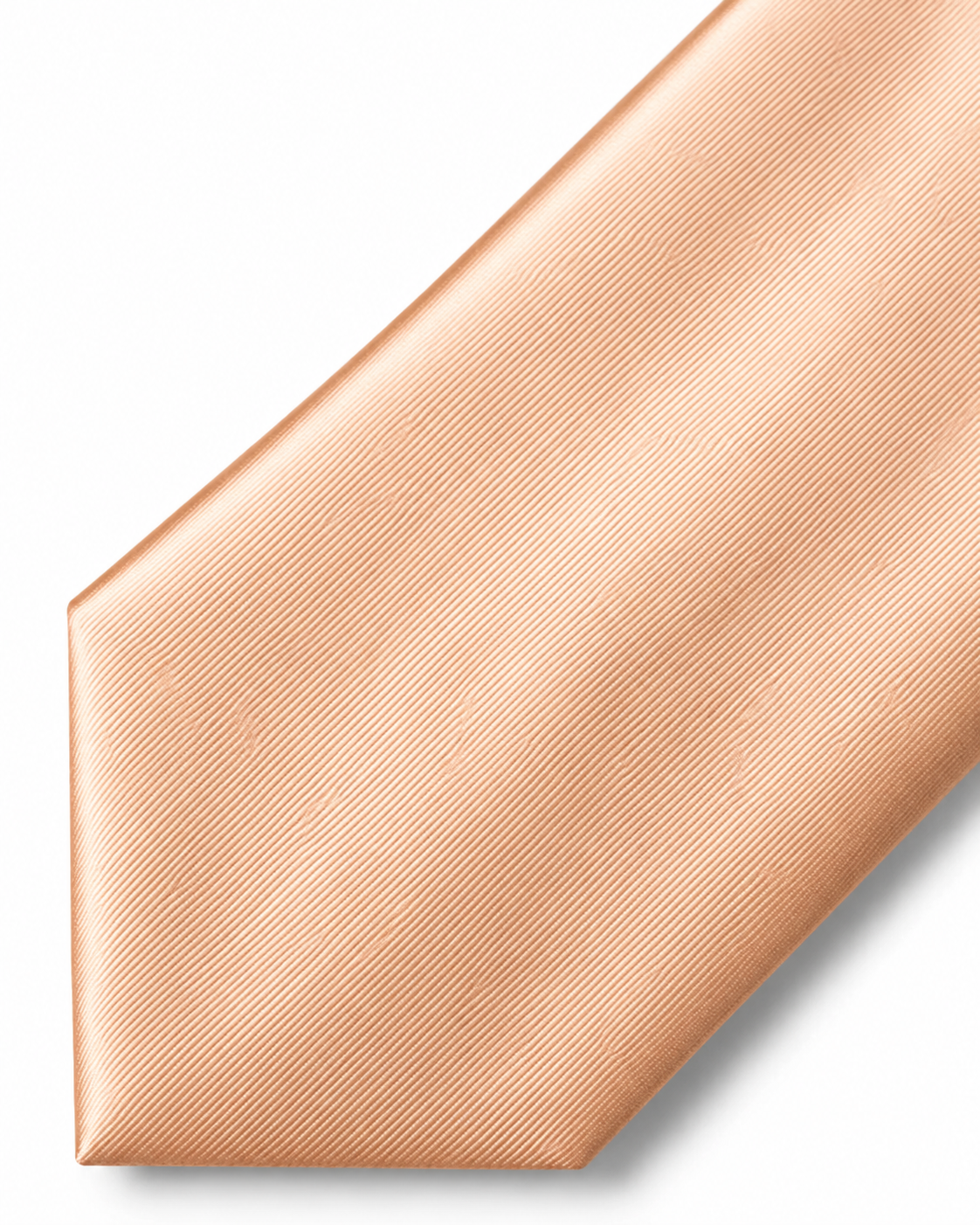 Peach Champagne Microfiber Tie