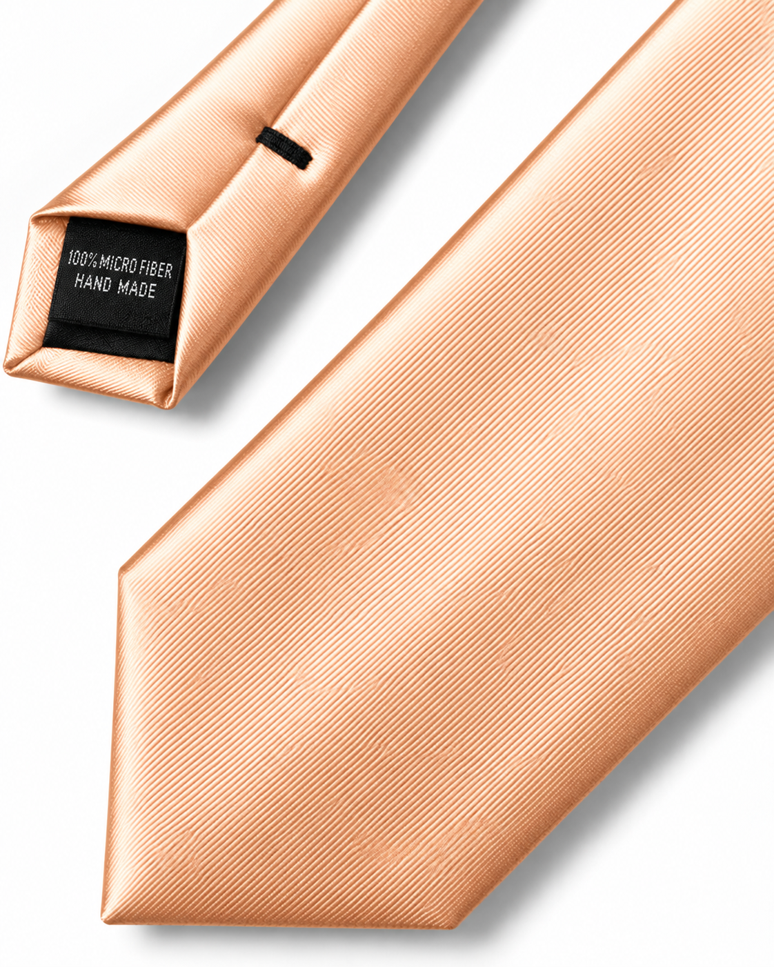 Peach Champagne Microfiber Tie
