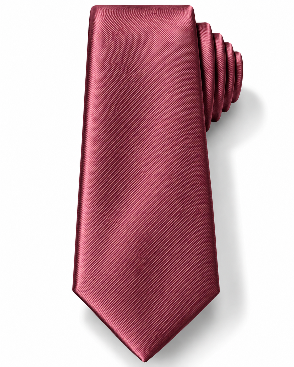 Burgundy Wine Microfiber Tie