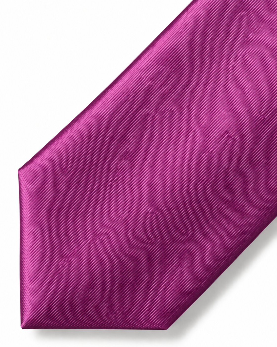 Rich Magenta Microfiber Tie