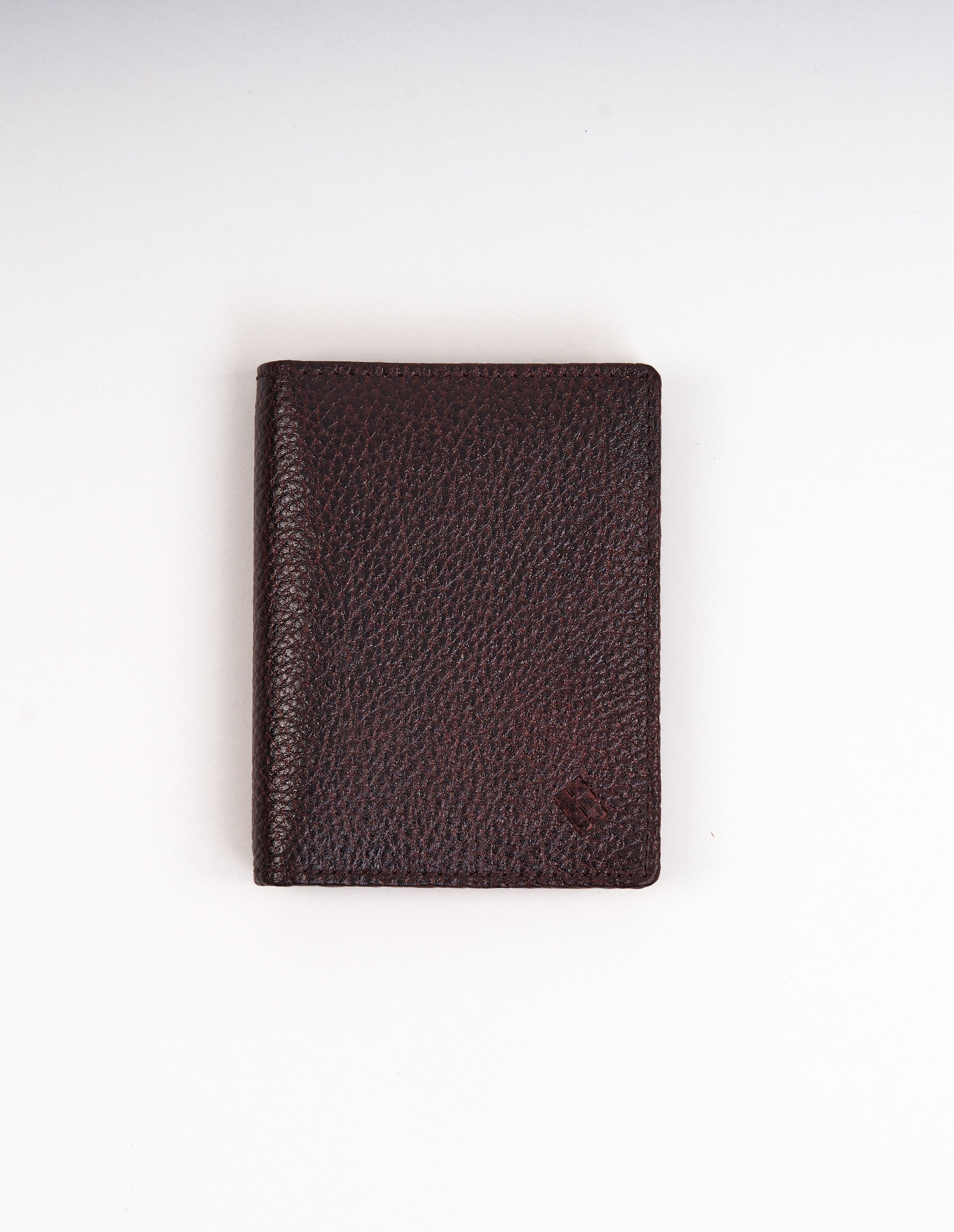 Emerald Card Holder Bifold Genuine leather - Brown