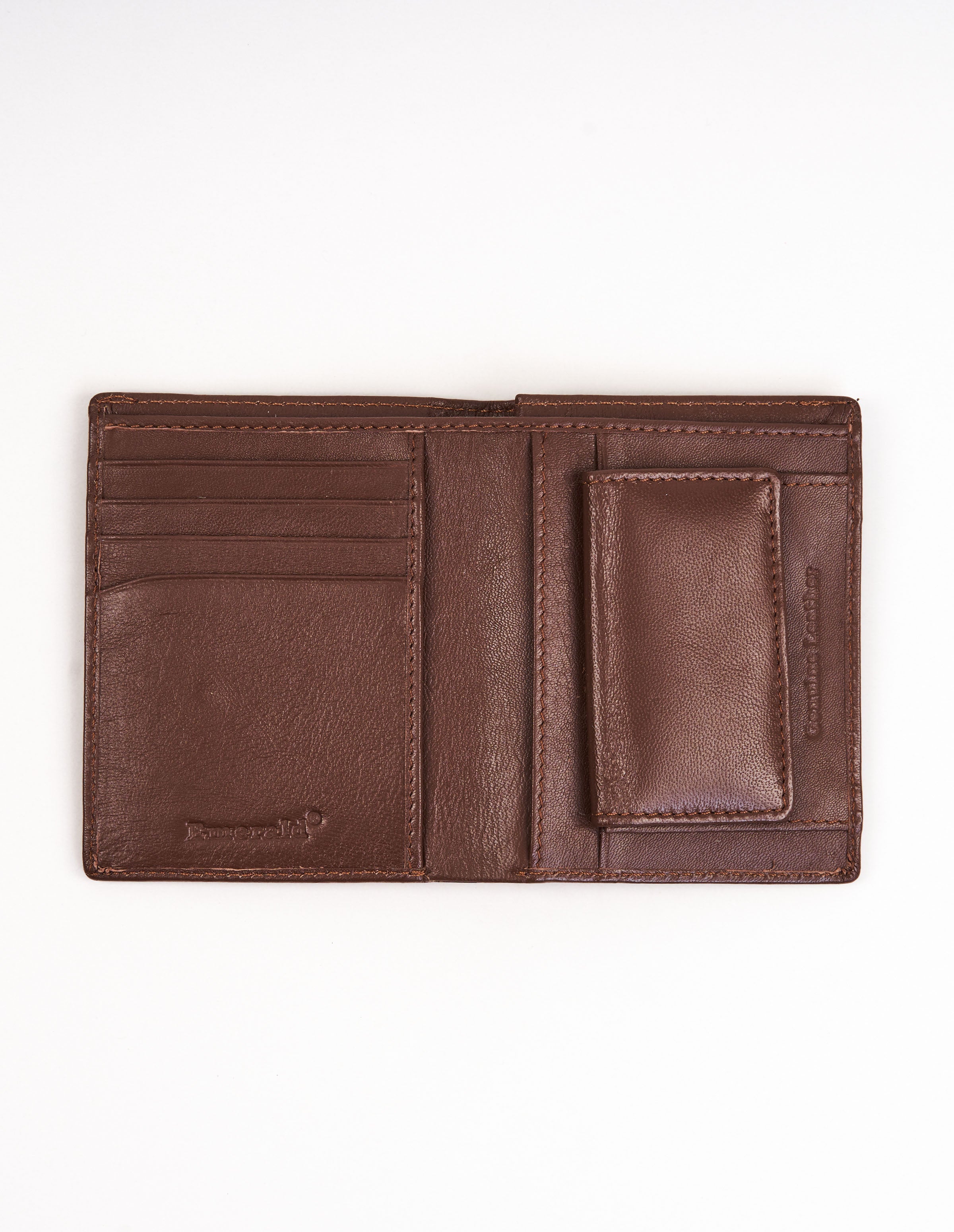 Emerald Wallet Bifold Genuine leather - Coffee